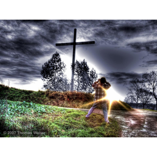 Der das Kreuz knipst